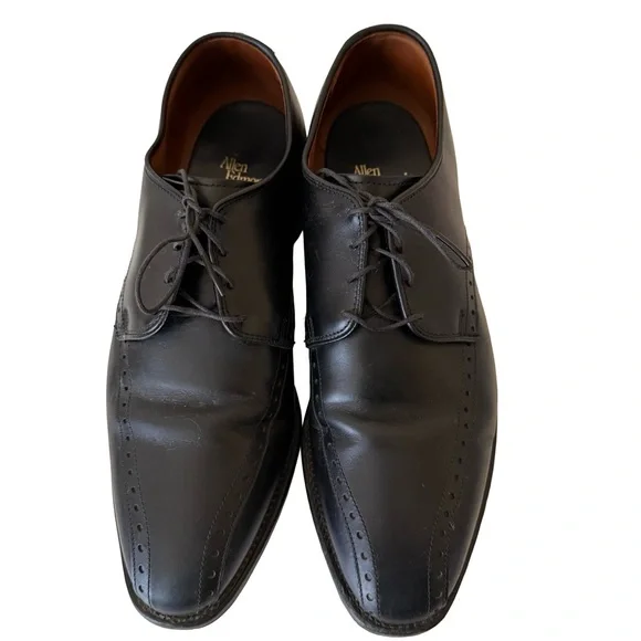 Allen Edmonds Wendell Black Bicycle Toe Oxfords Leather  display picture 3